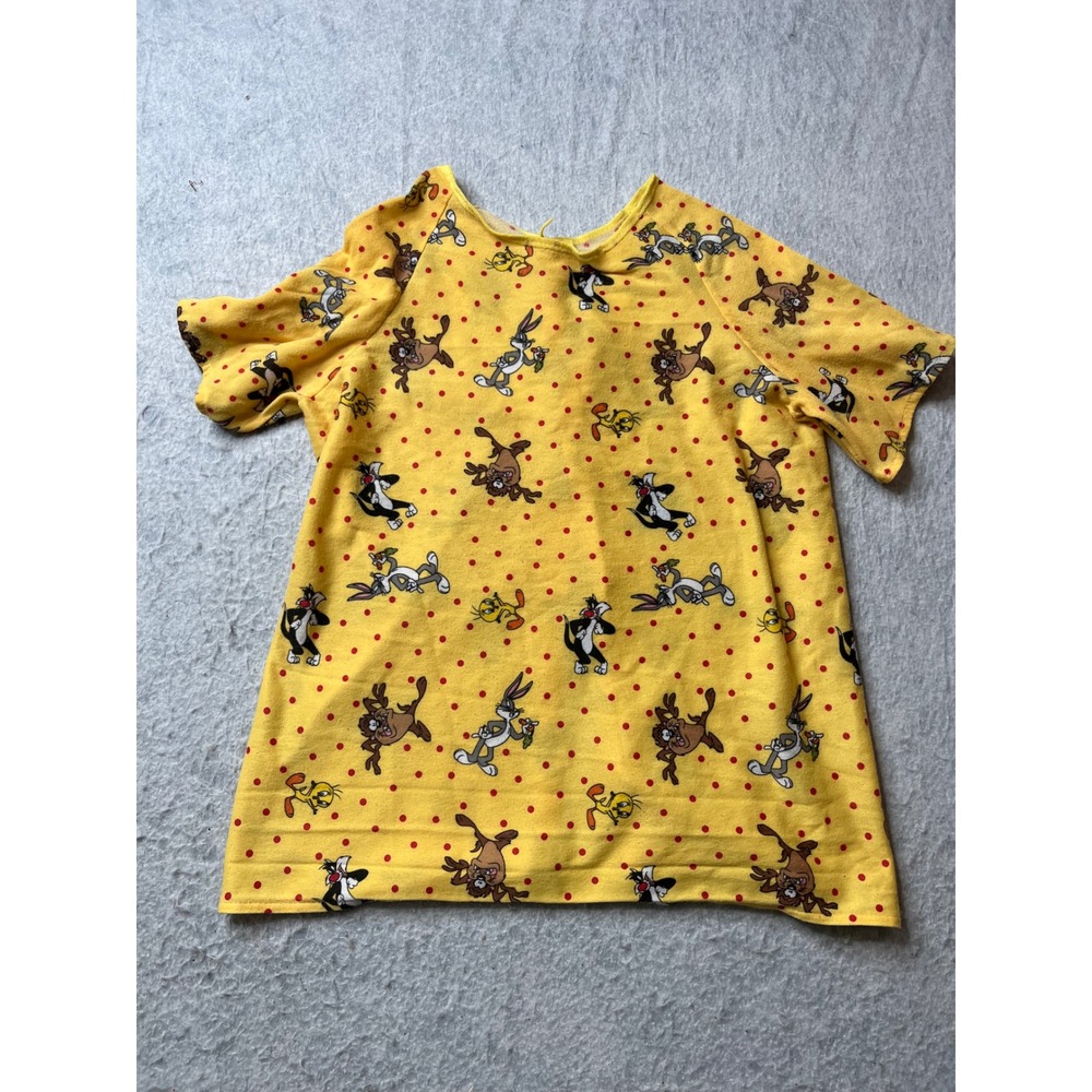 Kids x-small Looney Tunes vintage 90s hospital gown open‎ back unique 2T